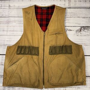 Vintage Drybak Canvas Hunting Shooting Vest Size M/L 12 Shell Pockets